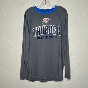 OKC Thunder Long Sleeve Basketball Shirt - Size Large